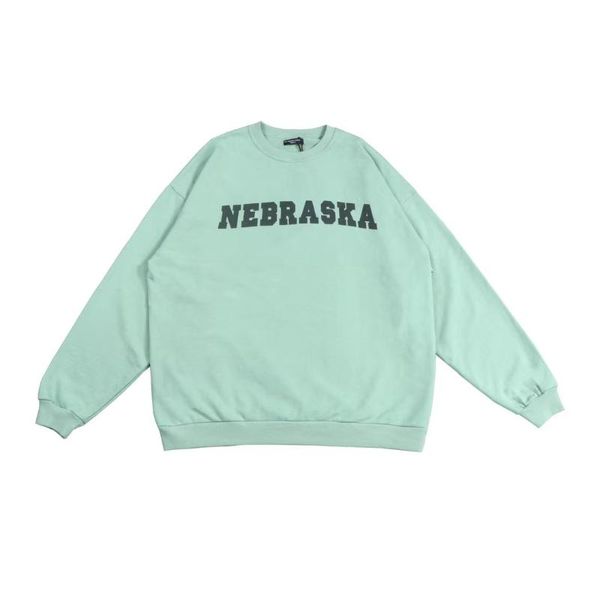 men's hoodies & sweatshirts nebraska letter oversized sweater men clothing women mint green round neck with worn holes sweatshirt, Black
men's hoodies & sweatshirts nebraska letter oversized sweater men clothing women mint green round neck with worn holes sweatshirt, Black