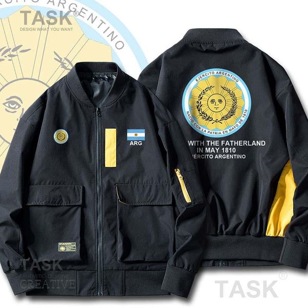 men's jackets bomber military biker jacket army argentina argentine ar windbreaker spring big pockets harajuku hip hop coats, Black;brown
men's jackets bomber military biker jacket army argentina argentine ar windbreaker spring big pockets harajuku hip hop coats, Black;brown