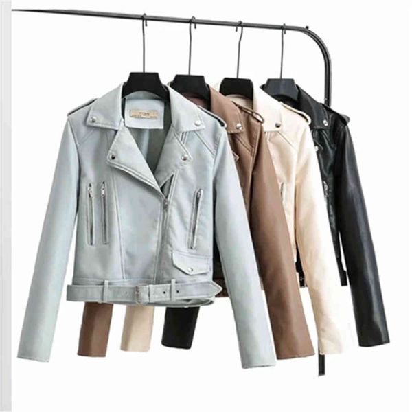 leather jacket high fashion men belt early autumn lapel zipper short slim fit motorcycle clothes with, Black
leather jacket high fashion men belt early autumn lapel zipper short slim fit motorcycle clothes with, Black