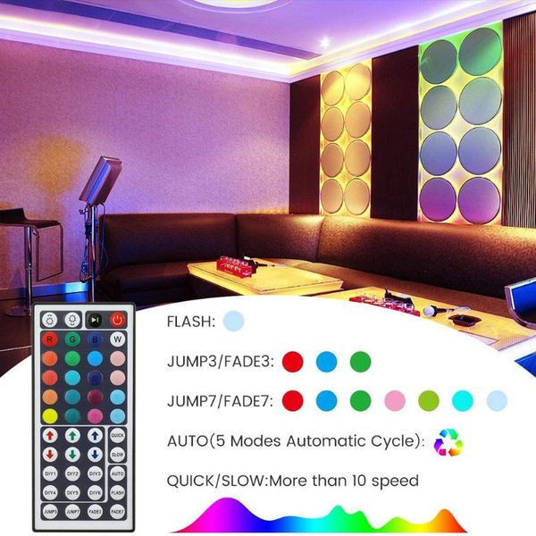 rgb ribbon strip light tape lights color changing soft lamp belt with 44 key wedding decorative fairy lights
rgb ribbon strip light tape lights color changing soft lamp belt with 44 key wedding decorative fairy lights