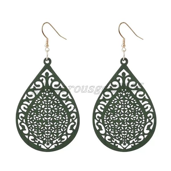 wood pierced geometric dangle earrings eardrop simplicity wooden hollow drop earring, Silver
wood pierced geometric dangle earrings eardrop simplicity wooden hollow drop earring, Silver