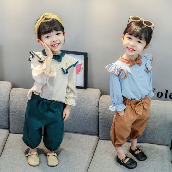 clothing sets biniduckling 2021 autumn toddler girls clothes set long sleeve pants knotbow button cotton suit for baby, White
clothing sets biniduckling 2021 autumn toddler girls clothes set long sleeve pants knotbow button cotton suit for baby, White