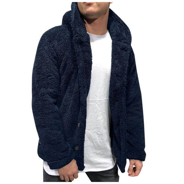 men's jackets men warm sweater coat thick fleece autumn winter hooded pure-colour loose casual wool 2021 plush jacket, Black;brown
men's jackets men warm sweater coat thick fleece autumn winter hooded pure-colour loose casual wool 2021 plush jacket, Black;brown