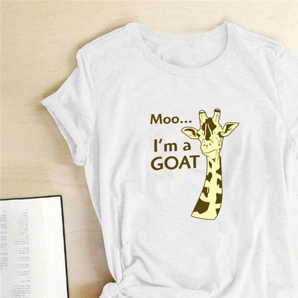 moo... im a goat print t shirts women clothes summer graphic tees women funny t shirt woman cotton camisetas verano, White
moo... im a goat print t shirts women clothes summer graphic tees women funny t shirt woman cotton camisetas verano, White