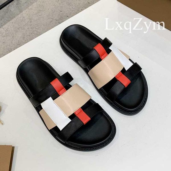 slippers women summer flat outside casual beach slides mixed color mules luxury comfortable shoes real leather sandals, Black
slippers women summer flat outside casual beach slides mixed color mules luxury comfortable shoes real leather sandals, Black
