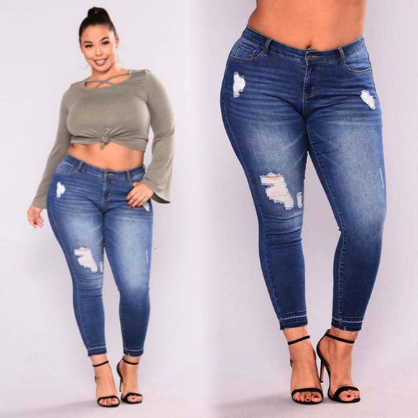 women's jeans jean 5xl plus size women casual washed ripped jeans high stretch skinny denim ladies street hole pencil ue1m, Blue
women's jeans jean 5xl plus size women casual washed ripped jeans high stretch skinny denim ladies street hole pencil ue1m, Blue