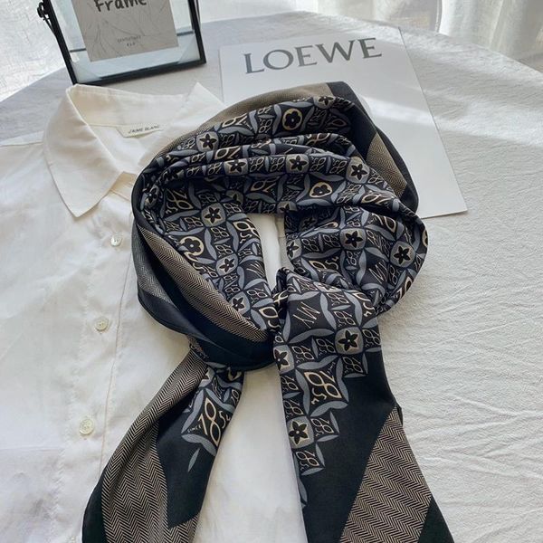 scarves 2021 spring women scarf quality shawl silk fashion headscarf beach sunscreen bag 90cm*90cm, Blue;gray
scarves 2021 spring women scarf quality shawl silk fashion headscarf beach sunscreen bag 90cm*90cm, Blue;gray