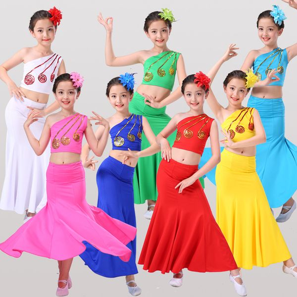 2021 new luxury children girls oriental chinese traditional dance costume latin dancing vest flamenco skirt mermaid tail performance uvg3, Black;red
2021 new luxury children girls oriental chinese traditional dance costume latin dancing vest flamenco skirt mermaid tail performance uvg3, Black;red