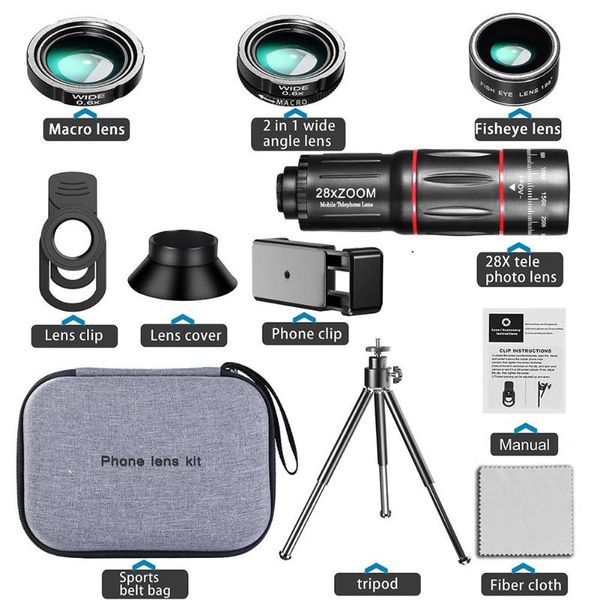 telescope & binoculars 4 in 1 28x zoom telepo lens phone with holder and tripod monocular for android
telescope & binoculars 4 in 1 28x zoom telepo lens phone with holder and tripod monocular for android