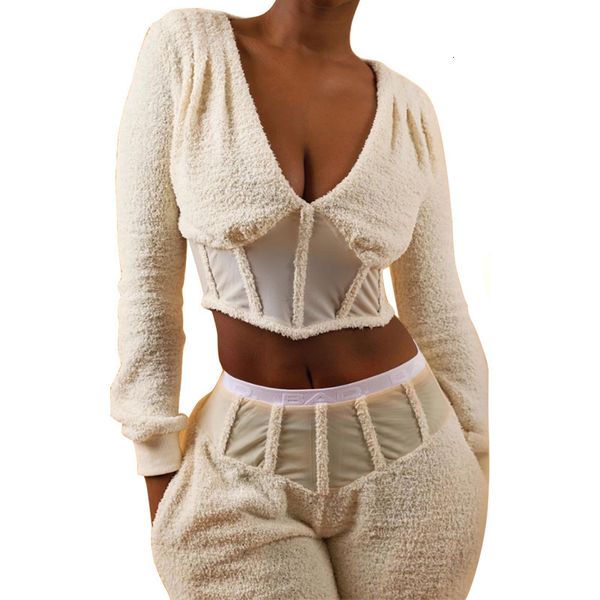 shredded wool two female ensemble pieces v neck and suit pants new spring style street hoodie joint ow16, Gray
shredded wool two female ensemble pieces v neck and suit pants new spring style street hoodie joint ow16, Gray