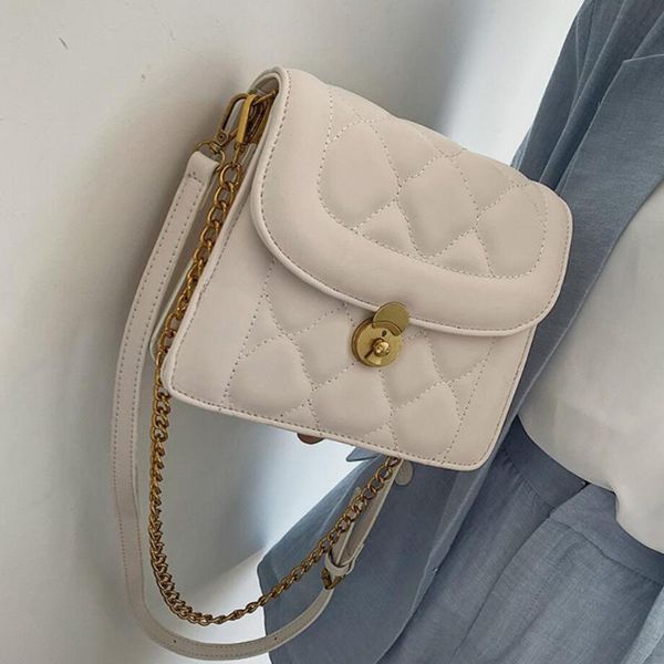 shoulder bags elegant female temperament square bag 2021 quality pu leather women's designer handbag lattice lock chain messenger
shoulder bags elegant female temperament square bag 2021 quality pu leather women's designer handbag lattice lock chain messenger