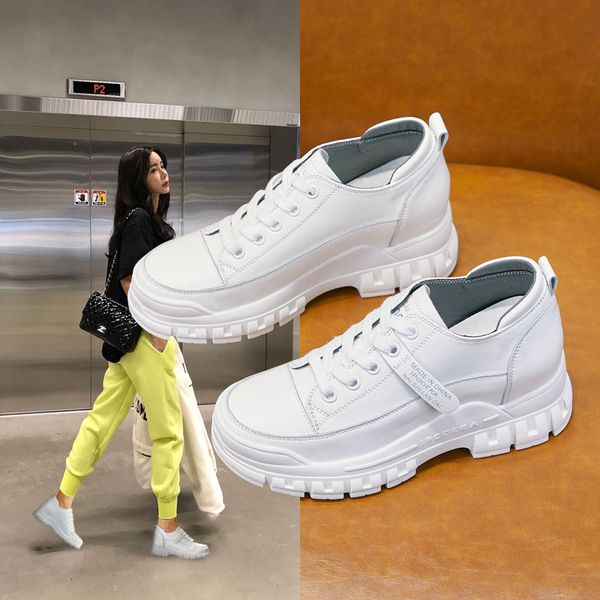2020 autumn winter casual shoes increase white shoes leather womens shoes platform ins hot womens, Grey
2020 autumn winter casual shoes increase white shoes leather womens shoes platform ins hot womens, Grey