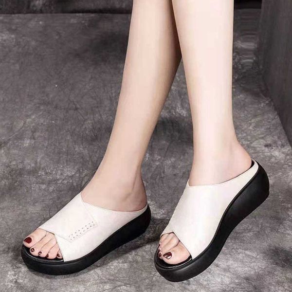 rimocy summer casual fish mouth wedges heel slippers women thick bottom beach platform sandals woman outdoor slides female 210528, Black
rimocy summer casual fish mouth wedges heel slippers women thick bottom beach platform sandals woman outdoor slides female 210528, Black