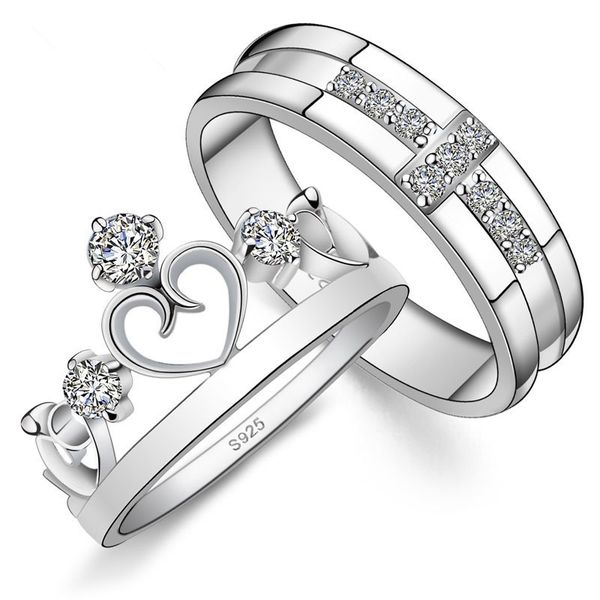 couple rings silver cross crown copper with zircon for lovers engagement wedding ring for men and women
couple rings silver cross crown copper with zircon for lovers engagement wedding ring for men and women
