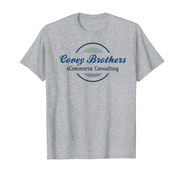 covey brother ecommerce consulting merch t-shirt, White;black