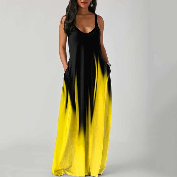 casual dresses boho women dress o-neck print sleeveless strap plus size pullover party long beach summer 2021 robe femme, Black;gray
casual dresses boho women dress o-neck print sleeveless strap plus size pullover party long beach summer 2021 robe femme, Black;gray
