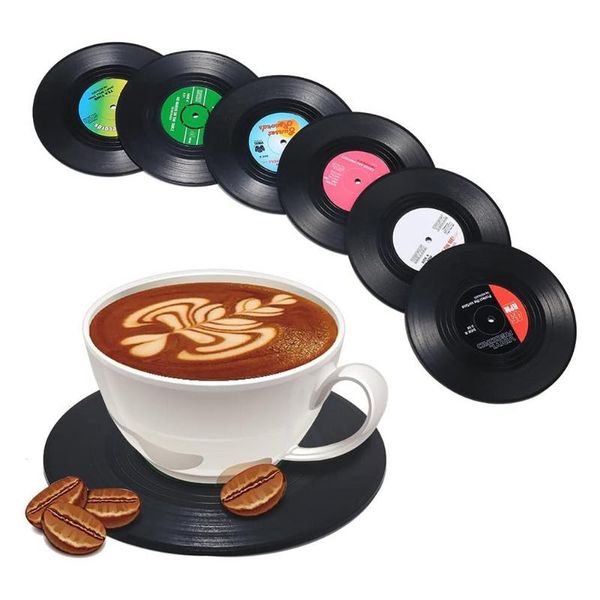 mats & pads 6pcs/pack retro coasters round disk nonslip record cup mat a novel gift for music lovers
mats & pads 6pcs/pack retro coasters round disk nonslip record cup mat a novel gift for music lovers