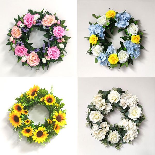 decorative flowers & wreaths welcome door hanging wreath artificial plant flower garlands wedding décor home wall decoration
decorative flowers & wreaths welcome door hanging wreath artificial plant flower garlands wedding décor home wall decoration