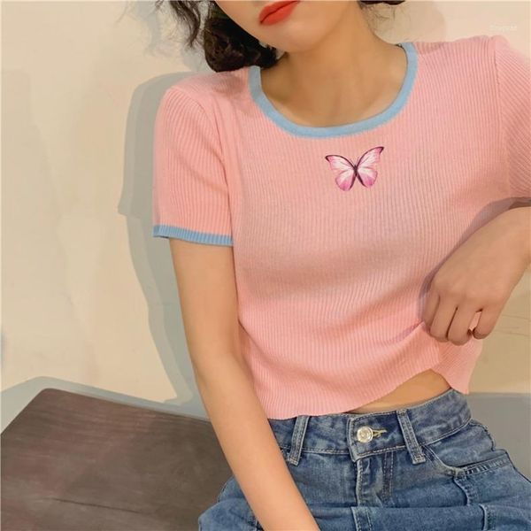 kawaii clothes korean fashion women clothing t shirt streetwear butterfly print short sleeve t-shirt summer women's, White
kawaii clothes korean fashion women clothing t shirt streetwear butterfly print short sleeve t-shirt summer women's, White