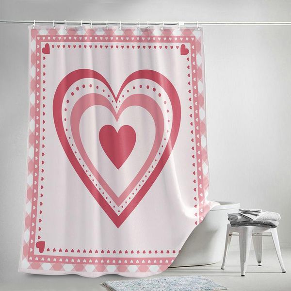 valentine's day love white shower curtain set with 12 hooks bathroom decoration
valentine's day love white shower curtain set with 12 hooks bathroom decoration