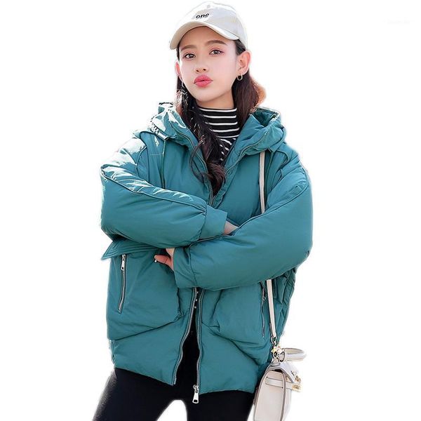 winter jacket women coat parka loose hooded long sleeve winter down cotton coats outerwear long sleeve warm jacket women q17581, Black
winter jacket women coat parka loose hooded long sleeve winter down cotton coats outerwear long sleeve warm jacket women q17581, Black