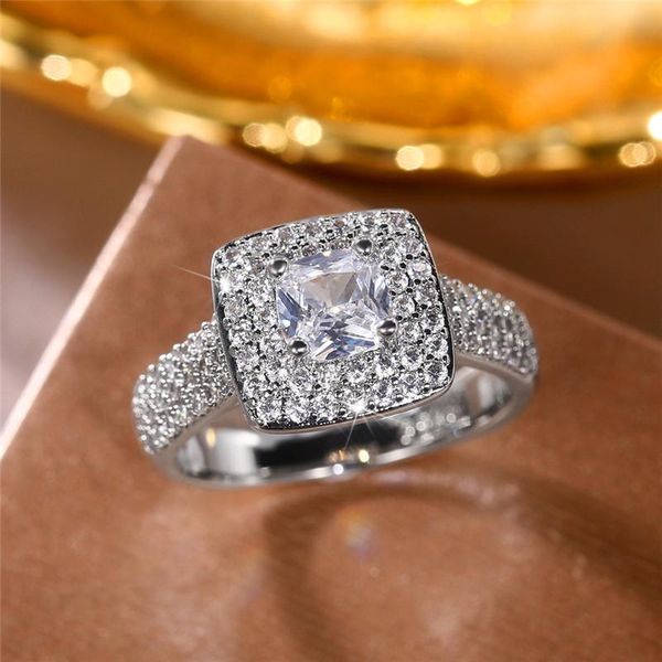 wedding rings wukalo brilliant women bling full white cz silver color engagement lady's fashion jewelry, Slivery;golden
wedding rings wukalo brilliant women bling full white cz silver color engagement lady's fashion jewelry, Slivery;golden