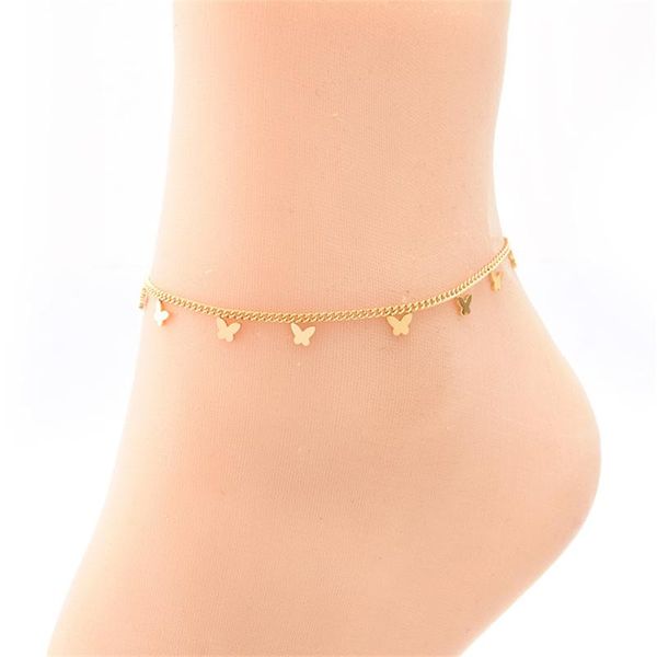 anklets 2021 fashion gold color stainless steel ankle bracelets on foot leg link chain jewelry trendy multi butterfly amklets for women, Red;blue
anklets 2021 fashion gold color stainless steel ankle bracelets on foot leg link chain jewelry trendy multi butterfly amklets for women, Red;blue