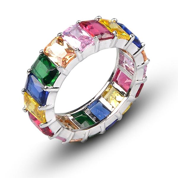 wedding rings creative fashion ladies color banquet square zircon ring round necklace jewelry accessories, Slivery;golden
wedding rings creative fashion ladies color banquet square zircon ring round necklace jewelry accessories, Slivery;golden