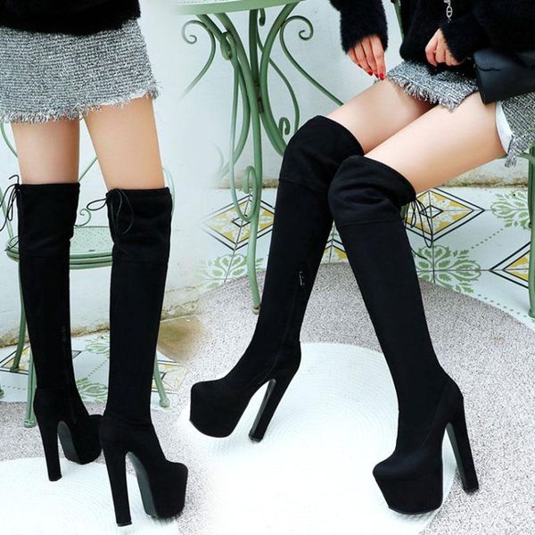 boots over knee frosted black 2021 autumn winter waterproof platform thick heel women's side zipper large fashion boot
boots over knee frosted black 2021 autumn winter waterproof platform thick heel women's side zipper large fashion boot