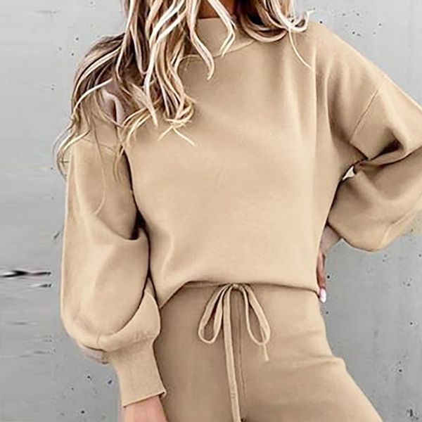 solid color two piece set women outfits set 2021 new long sleeve pullovers drawstring sweatpants 2 piece set women tracksuit, Gray
solid color two piece set women outfits set 2021 new long sleeve pullovers drawstring sweatpants 2 piece set women tracksuit, Gray