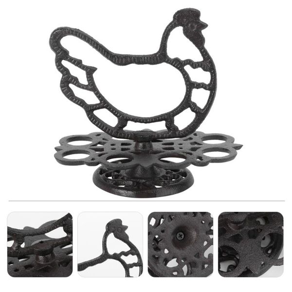 hooks & rails 1pc iron egg stand home retro storage rack kitchen holder (black)
hooks & rails 1pc iron egg stand home retro storage rack kitchen holder (black)
