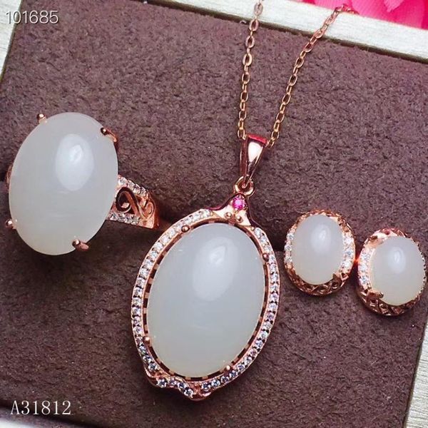 bracelet, earrings & necklace kjjeaxcmy boutique jewelry 925 pure silver inlaid natural white jade pendant + ring earring suit support detec, Black
bracelet, earrings & necklace kjjeaxcmy boutique jewelry 925 pure silver inlaid natural white jade pendant + ring earring suit support detec, Black