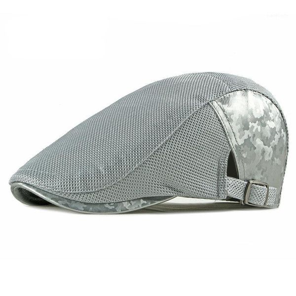 fasbys mens flat cap breathable summer duckbill hats stylish camo sboy caps berets, Blue;gray
fasbys mens flat cap breathable summer duckbill hats stylish camo sboy caps berets, Blue;gray