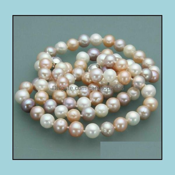 beaded necklaces & pendants jewelry 8-9mm natural pearl necklace 18inch 925 sier clasp womens gift drop delivery 2021 qxp2i, Silver
beaded necklaces & pendants jewelry 8-9mm natural pearl necklace 18inch 925 sier clasp womens gift drop delivery 2021 qxp2i, Silver