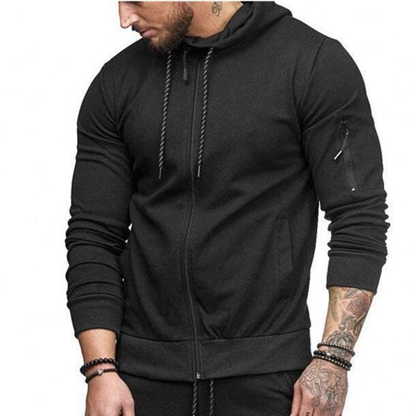 men's hoodies & sweatshirts fashion clothes men zipper hoodie sport gym fitness muscle sweatshirt long sleeve solid hooded sportswear c, Black
men's hoodies & sweatshirts fashion clothes men zipper hoodie sport gym fitness muscle sweatshirt long sleeve solid hooded sportswear c, Black