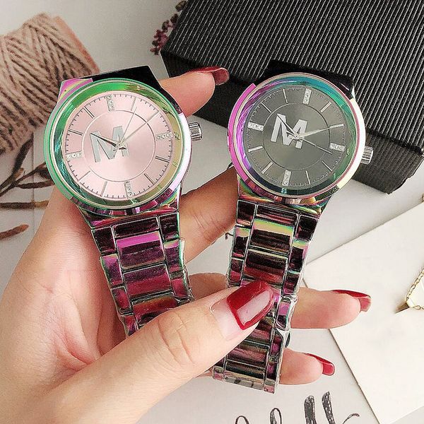 brand watches women lady girl diamond crystal big letters style colorful metal steel band quartz wrist watch m137, Slivery;brown
brand watches women lady girl diamond crystal big letters style colorful metal steel band quartz wrist watch m137, Slivery;brown