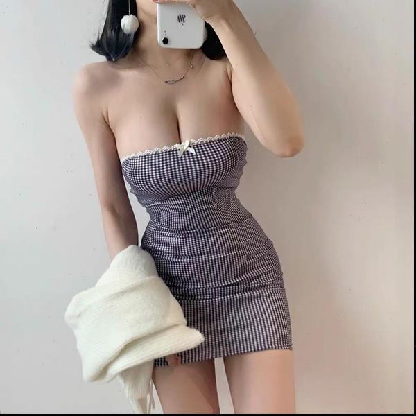 2021 summer off shoulder sleeveless dress retro color block check mini dress womens one line bow bodycon vestido, Black;gray
2021 summer off shoulder sleeveless dress retro color block check mini dress womens one line bow bodycon vestido, Black;gray