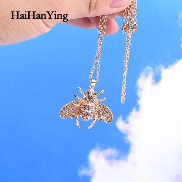 pendant necklaces rainbow color bee gold necklace for women fashion simple insect girl party gift, Silver
pendant necklaces rainbow color bee gold necklace for women fashion simple insect girl party gift, Silver