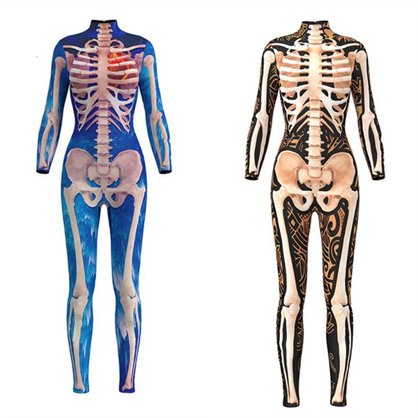 2021 new halloween cosplay costumes for women skeleton jumpsuit 3d print carnival performance party day of the dead skull 90zx, Black
2021 new halloween cosplay costumes for women skeleton jumpsuit 3d print carnival performance party day of the dead skull 90zx, Black