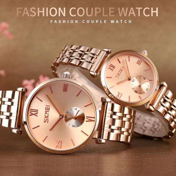wristwatches fashion quartz men women watch watches luxury waterproof stainless steel band wristwatch skmei, Slivery;brown
wristwatches fashion quartz men women watch watches luxury waterproof stainless steel band wristwatch skmei, Slivery;brown