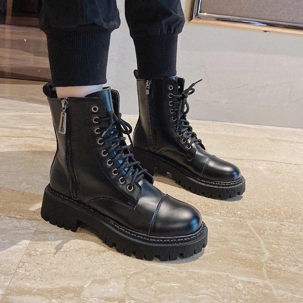 boots 8punk style black ankle for women fashion lace up platform shoes woman waterproof mid heel motorcycle mujer
boots 8punk style black ankle for women fashion lace up platform shoes woman waterproof mid heel motorcycle mujer