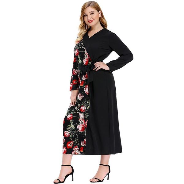 casual dresses 2021 abaya long spring womens large plus size fashion elegant irregular stitching flower printing sashes maxi dress, Black;gray
casual dresses 2021 abaya long spring womens large plus size fashion elegant irregular stitching flower printing sashes maxi dress, Black;gray