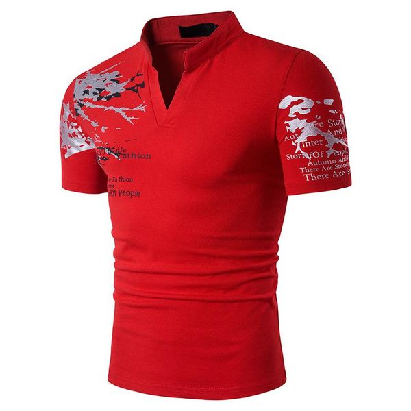 men's polos stand-up collar short sleeve shirt men fashion streetwear v neck mens print shirts summer casual homme 2021, White;black
men's polos stand-up collar short sleeve shirt men fashion streetwear v neck mens print shirts summer casual homme 2021, White;black