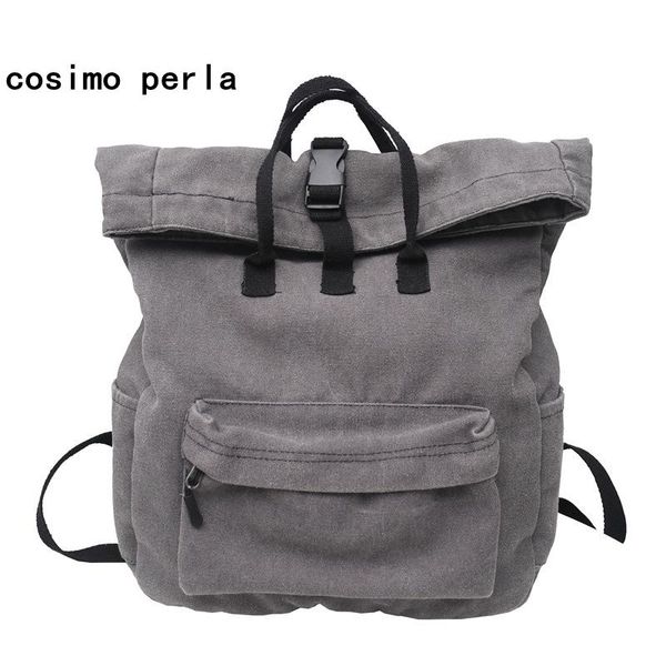 backpack korea college student casual canvas backpacks for boys girls solid color simple retro large schoolbag daily travel shoulder bag
backpack korea college student casual canvas backpacks for boys girls solid color simple retro large schoolbag daily travel shoulder bag
