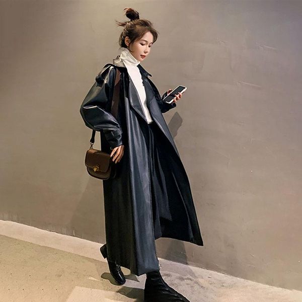 women's leather & faux winter jacket overcoat black oversized pu jackets coat locomotives spring autumn women long korean coats
women's leather & faux winter jacket overcoat black oversized pu jackets coat locomotives spring autumn women long korean coats
