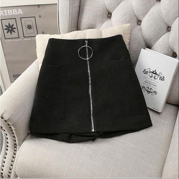 thick cotton blends short women black wide leg trousers high waist front zipper solid s xl with pockets mini shorts skirt
thick cotton blends short women black wide leg trousers high waist front zipper solid s xl with pockets mini shorts skirt