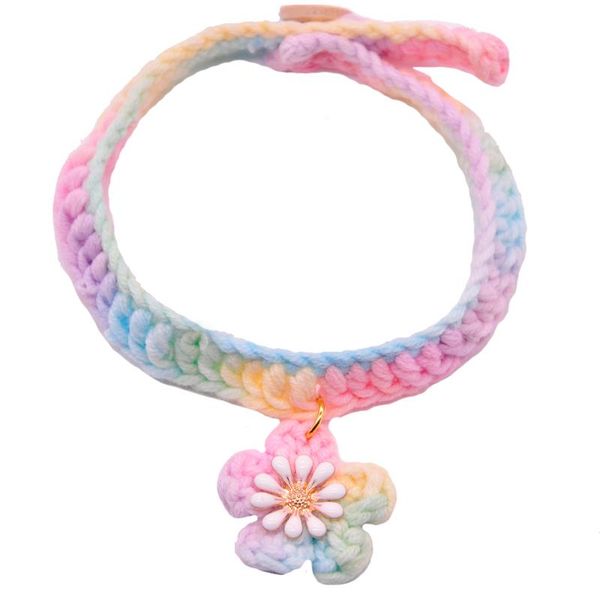 pet cat dog collar knitted wool scarf original design new p jewelry