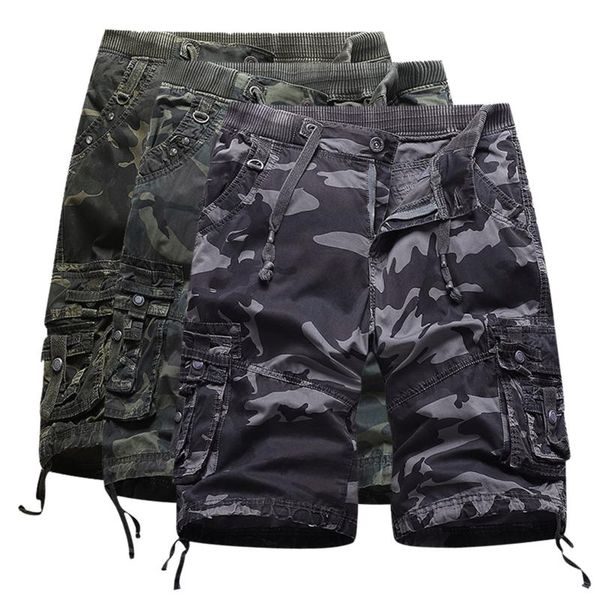 men's shorts mens military cargo army camouflage overalls summer baggy pants loose, White;black
men's shorts mens military cargo army camouflage overalls summer baggy pants loose, White;black