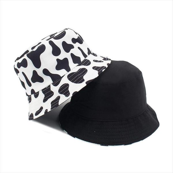 fashion reversible black white cow print bucket hat panama summer sun caps for women men fisherman, Blue;gray
fashion reversible black white cow print bucket hat panama summer sun caps for women men fisherman, Blue;gray