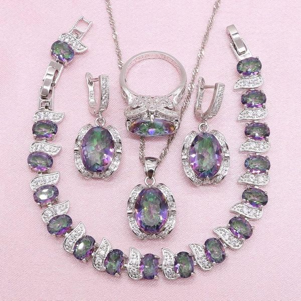 wedding jewelry sets mysterious women 925 silver white crystal earring bracelet pendant necklace ring christmas gift, Slivery;golden
wedding jewelry sets mysterious women 925 silver white crystal earring bracelet pendant necklace ring christmas gift, Slivery;golden